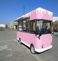 厂家定制冰激凌奶茶车 早餐小吃车 油炸烧烤车 移动售货车